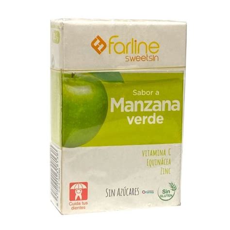 Farline Sweetsin Caramelos Sin Azucar Sabor Manzana Verde G