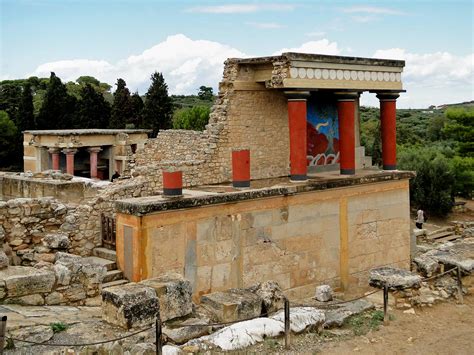 Pałac i Labirynt Minotaura Knossos w Heraklion Kreta