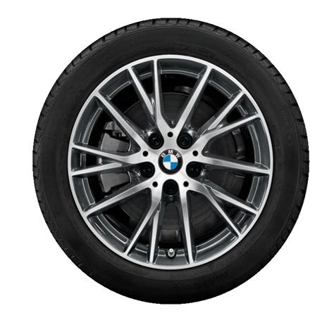 Koła zimowe BMW seria 2 F44 17 Y Spoke 489 ORBIT GREY OE 36112471501