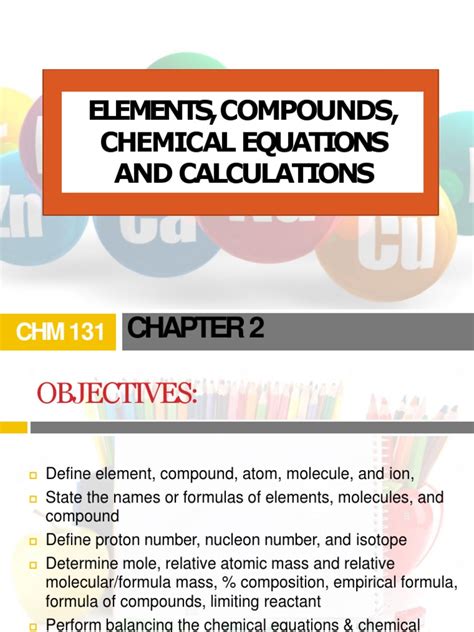 Chapter 2 Atoms Molecules Ions Chemical Eq Pdf Mole Unit Ion