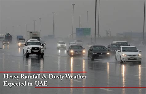 Heavy Rainfall Dusty Weather Expected In UAE InsideMENA