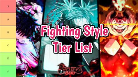 New Project Baki Tier List All Fighting Styles Ranked From