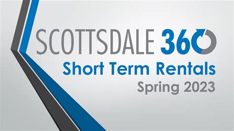 Short Term Rentals The Long And Short Of It Scottsdale 360 2023 Youtube