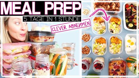 Meal Prep F R Tage Clever Abnehmen Schnelle Rezepte Just Spices