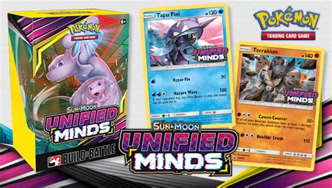 Come Together With Pokémon Tcg Sun And Moon—unified Minds Build And Battle Boxes