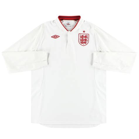 England Umbro Home Shirt L S Xxl