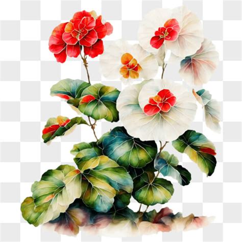 Descarga Colorida Pintura En Acuarela De Flores De Geranio Png En L Nea