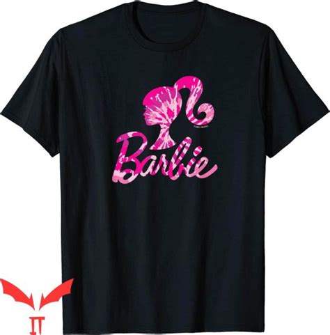 Barbie Birthday T Shirt Tie Dye Barbie Silhouette And Logo