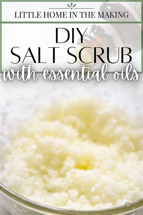 Easy Salt Scrub Recipe Homemade Salt Scrub Body Scrub Recipe Easy