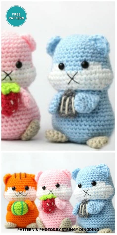 Adorable Crochet Amigurumi Hamster Patterns The Yarn Crew