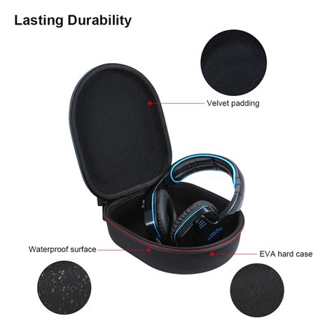 Carrying Bag Headphone Bag Case Hard EVA Headphone Vicedeal