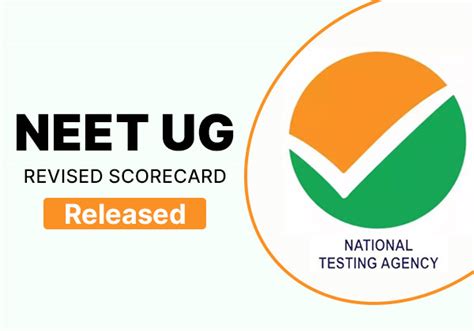 Neet Ug Revised Scorecard Released Exams Nta Ac In