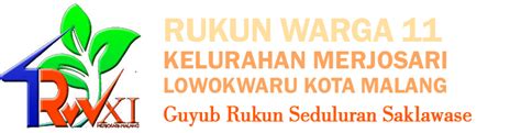 Rw Xi Merjosari Situs Resmi Rw Xi Kelurahan Merjosari Kecamatan