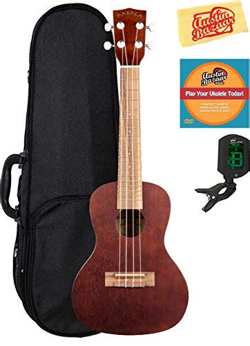 Kala Mk C Makala Concert Ukulele Bundle With Hard Case Tuner Austin