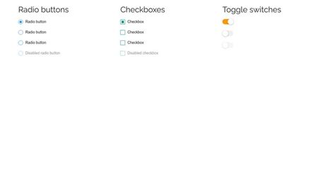 Css Only Custom Radio Buttons Checkboxes And Toggle Switches