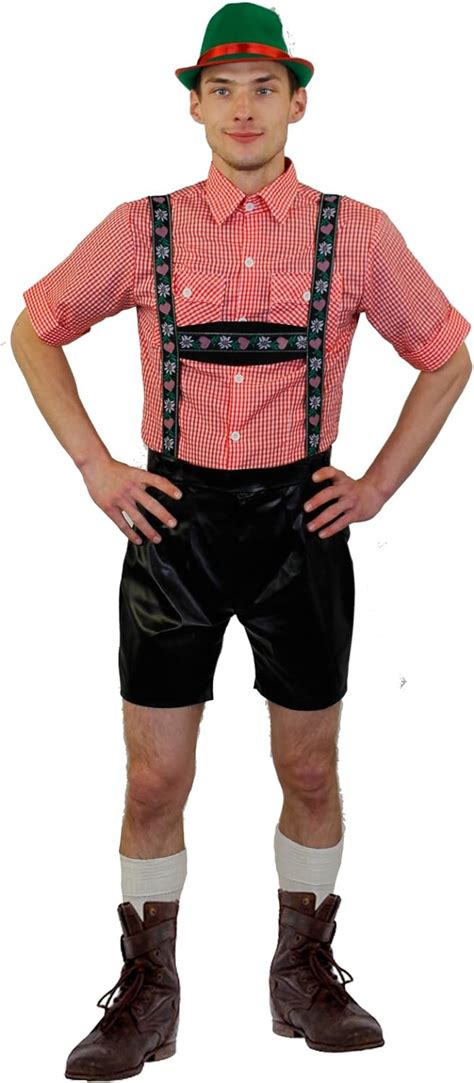 Deluxe Bavarese Uomo Costume Perfetto Per Tedesco Oktoberfest