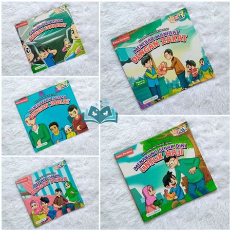 Jual Buku Cerita Anak Islami Seri Mengenal Rukun Islam Bilingual Lm