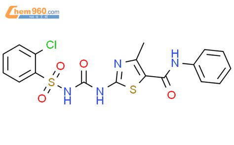 378752 55 7 5 Thiazolecarboxamide 2 2 Chlorophenyl Sulfonyl Amino