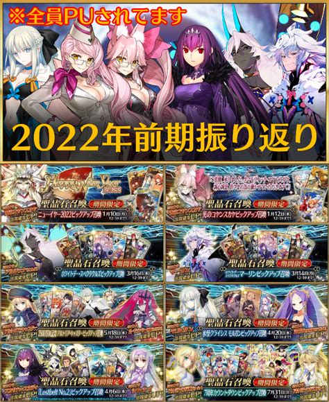 Fgo攻略班appmedia On Twitter 【今年のfgo史2022前期】 7周年直前なので、今年一年を振り返る記事を作成し