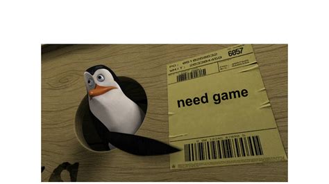 Penguin pointing at shipping label Animated Maker Piñata Farms