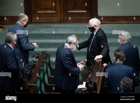 Leader Of The Law And Justice Pis Ruling Party Hi Res Stock Photography