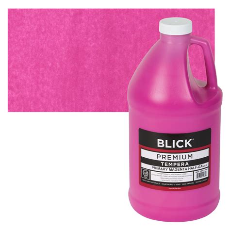 Blick Premium Grade Tempera Primary Magenta Half Gallon BLICK Art