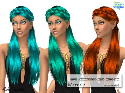 The Sims Resource Anto Surrender Hair Recolor Mesh Needed