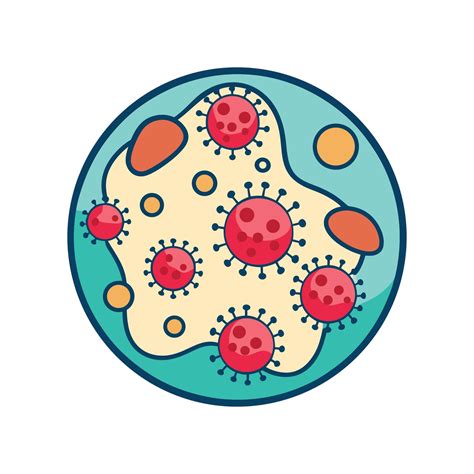 Bacteria Inducing Severe Skin Rashes and Irritation 59091838 Vector Art