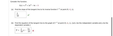 Solved Consider The Function F X X5 3x3−4x−5 A Find The