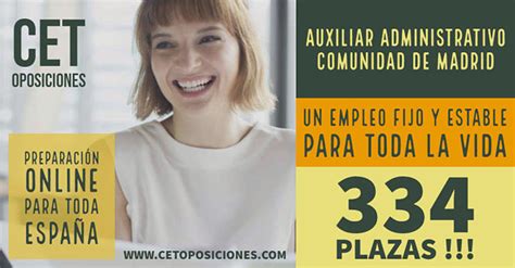 Oposiciones Auxiliar Administrativo Comunidad De Madrid