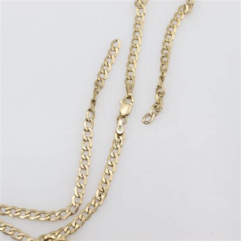 10kt Gold Curb Chain Necklace Property Room