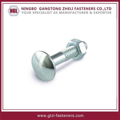 Din Grade Zinc Plated Carriage Bolts Carriage Bolt And