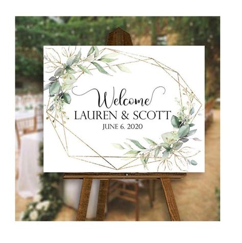 WEDDING WELCOME SIGN Wedding Signs Wedding Welcome Sign Etsy