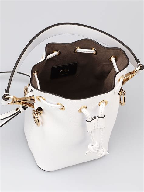 Fendi Fendi Mon Tresor Mini Bucket Bag 1cb Bianco 10803243 Italist