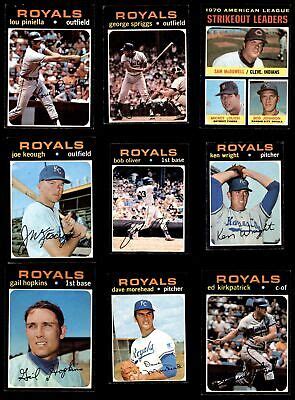 Topps Kansas City Royals Near Team Set Ex Cards