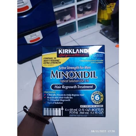 Jual Promo Box Minoxidil Kirkland Segel Original Shopee Indonesia