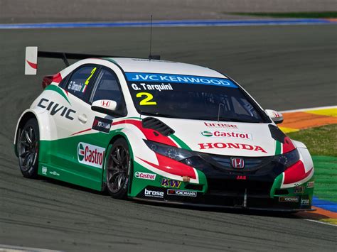 2014 Honda Civic Wtcc Race Racing Wallpapers HD Desktop And