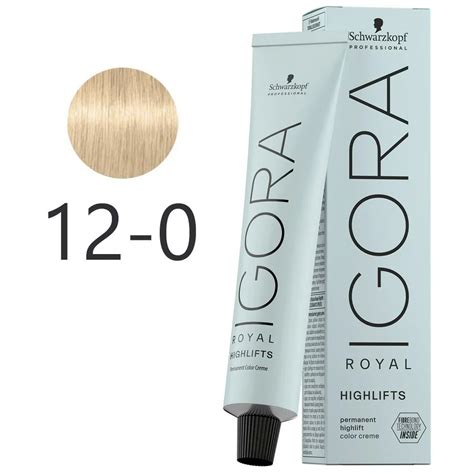 Schwarzkopf Igora Royal Highlifts 12 0 Natural Superaclarant 60 Ml