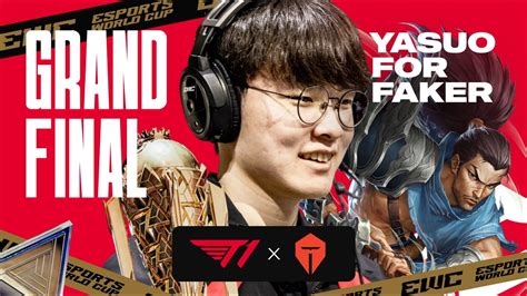 Faker T Vs Tes Ewc Youtube