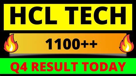 HCL TECH Q4 RESULTS 2023 HCL TECH SHARE LATEST NEWS HCL TECH Q4