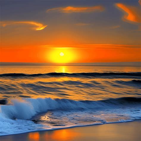 Beach Sunset Waves Wallpaper Atelier Yuwa Ciao Jp