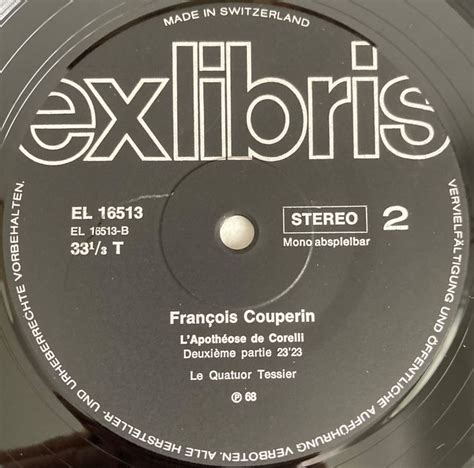 Fran Ois Couperin Les Apoth Oses De Corelli Et De Lully Lp Kaufen