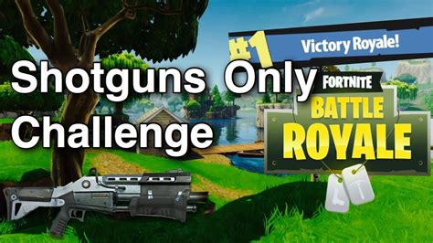 Shotguns ONLY Challenge Does BoscoBoy Win Fortnite 4 YouTube