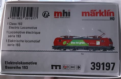 Märklin Elektrolokomotive h0 39197 Digital mit Sound NEU und OVP eBay