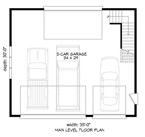 Home Plan 763 642 Home Plan Great House Design Garage Plans