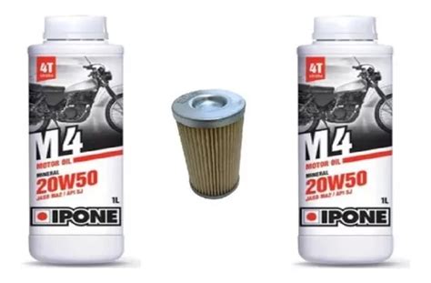 Kit Service Rouser Ns 200 Aceite Ipone 20w50 Filtro Coyote