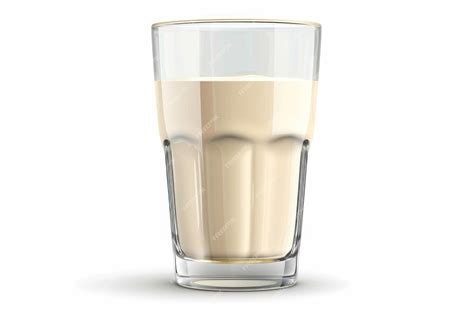 Premium Photo Milk In Glass Isolated On White Background