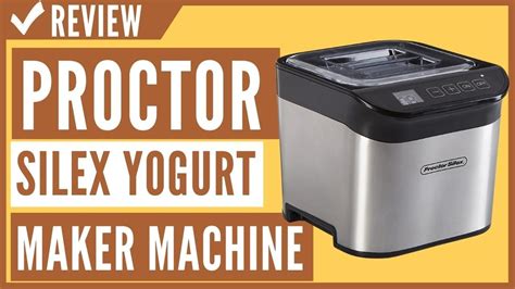 Proctor Silex Regular Or Greek Yogurt Maker Machine Review Youtube