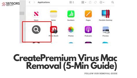 CreatePremium Virus Eliminación de Mac 5 Guía mínima