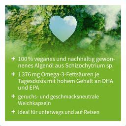 Natugena Omega Vegane Kapseln St Shop Apotheke